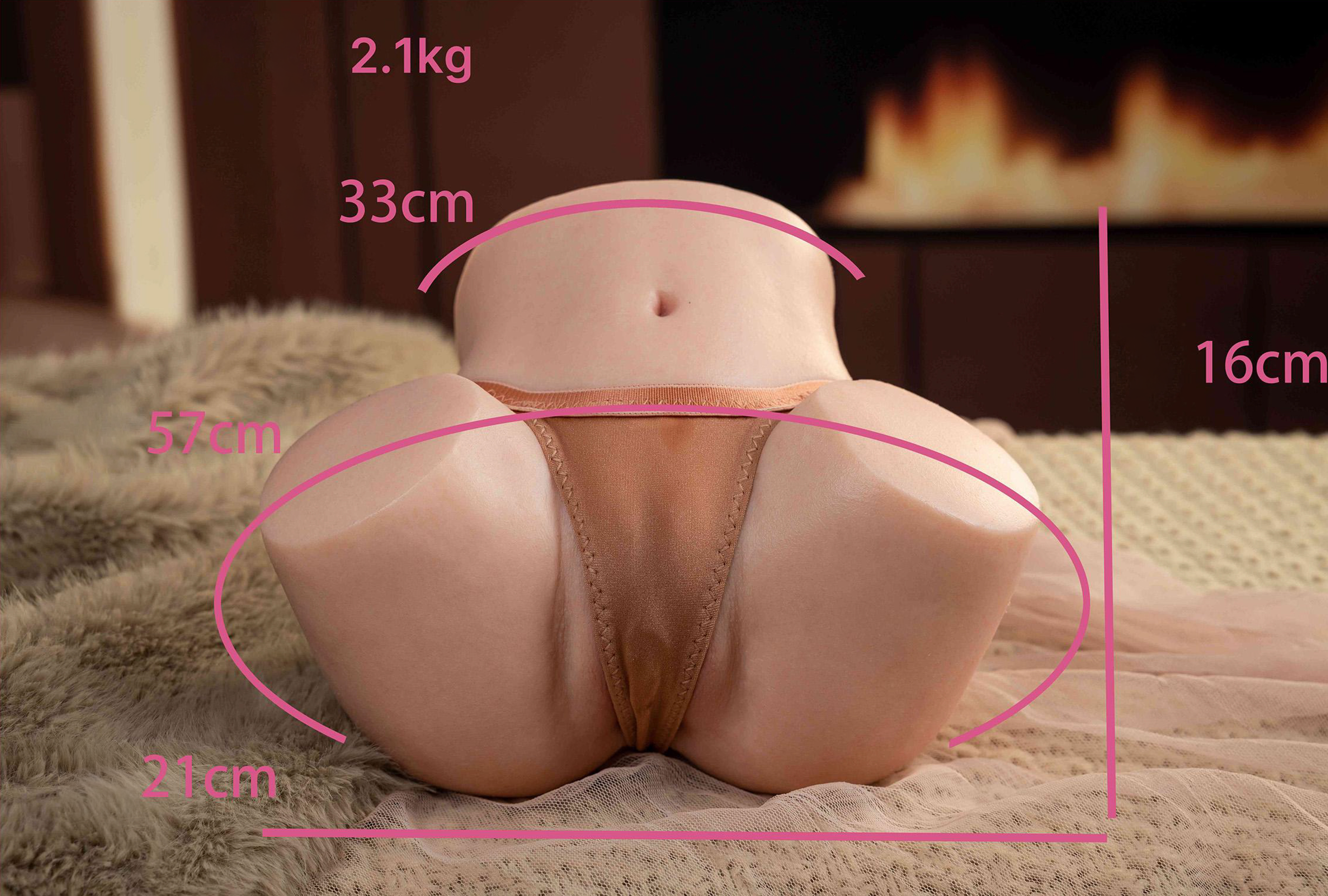 Intimate Curves Mini Torso – Realistic Feel Pocket Toy